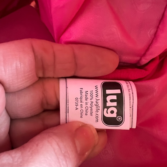 LUG Boxer Pink Gray Camo Travel Tote Luggage Bag Shoe Compartment Overnight - Picture 12 of 15